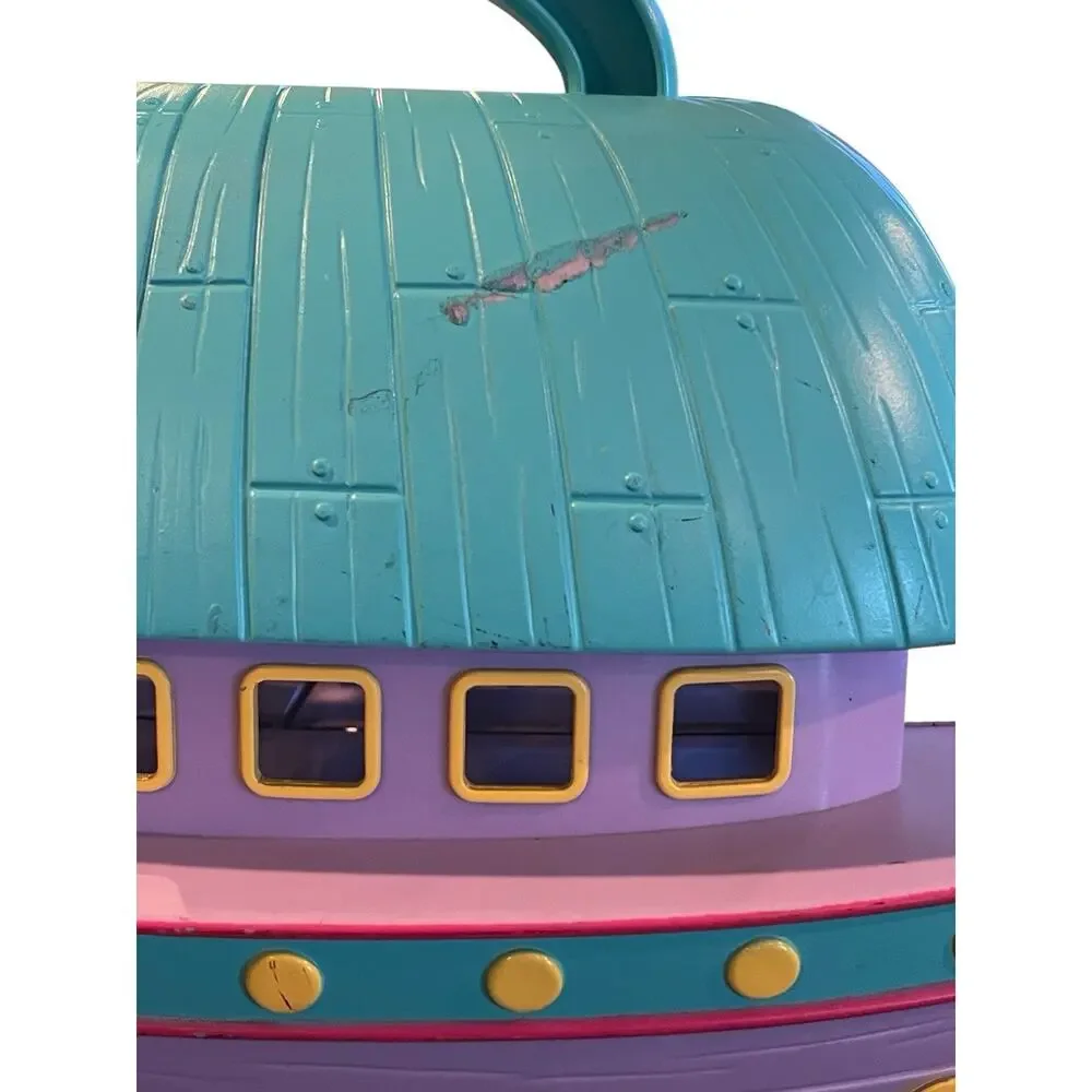 Boley Noah's Ark Playset Bible Story Boat Toy 14 Piece Not Complete Damage 2001